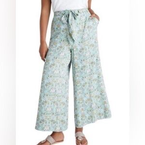 NWT Maeve by Anthropologie Alina Wide Leg Island Pant Size 8 Petite